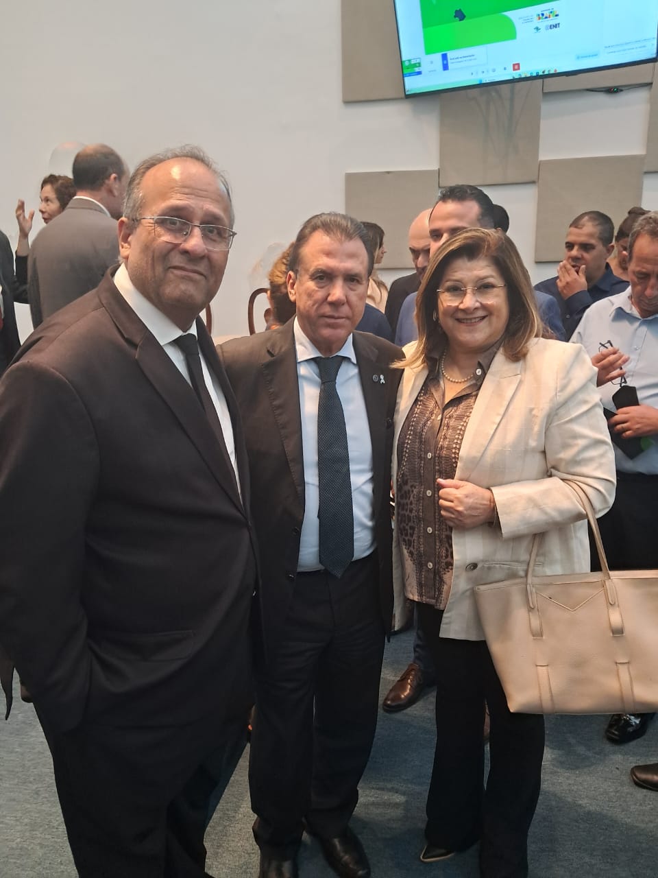 Com o Ministro do Trabalho Luiz Marinho e a Presidente da ABERGO Lucy Mara Baú